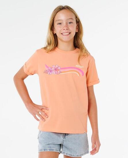 Sweat Fille Molokai Crew - Salmon