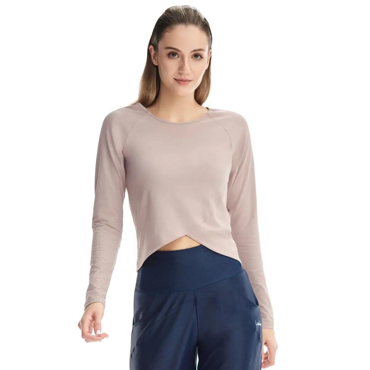Functional Light and Soft Cropped Long Sleeve Top AET131LS 3/6