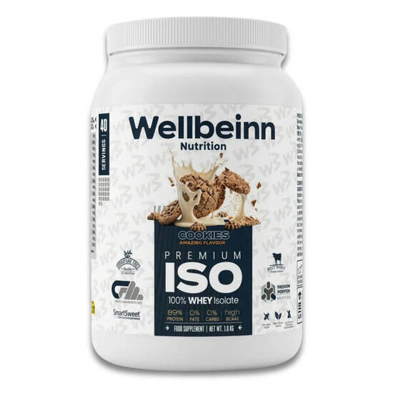 Proteine Whey Isolate WELLBEINN Proteinn 100% Isolate Senza Zuccheri Aggiunti