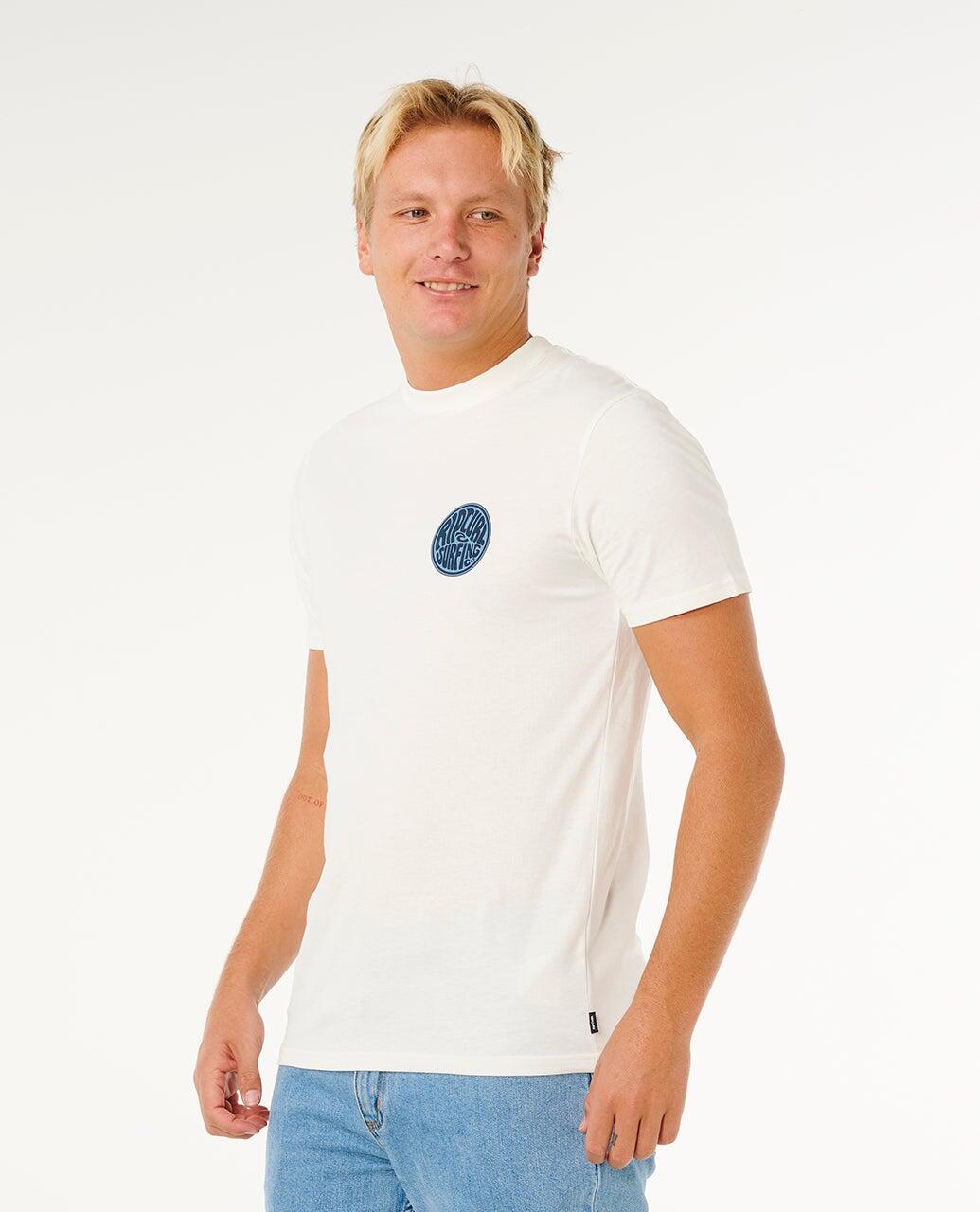 T-shirt Homme Streamline Palmy Standard Tee - Bone 2/7