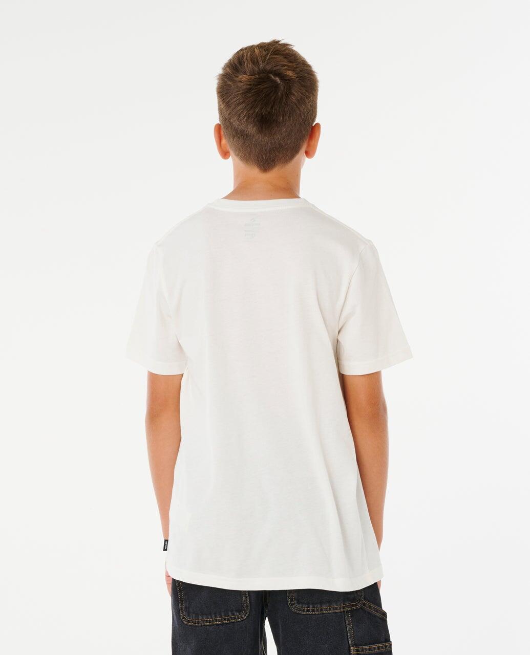 T-shirt Garçon Streamline Big Logo Tee - Bone 3/7