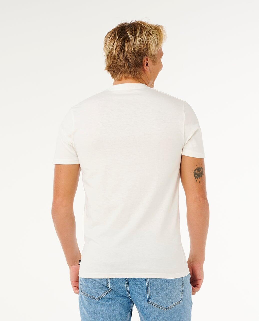 T-shirt Homme Streamline Palmy Standard Tee - Bone 4/7