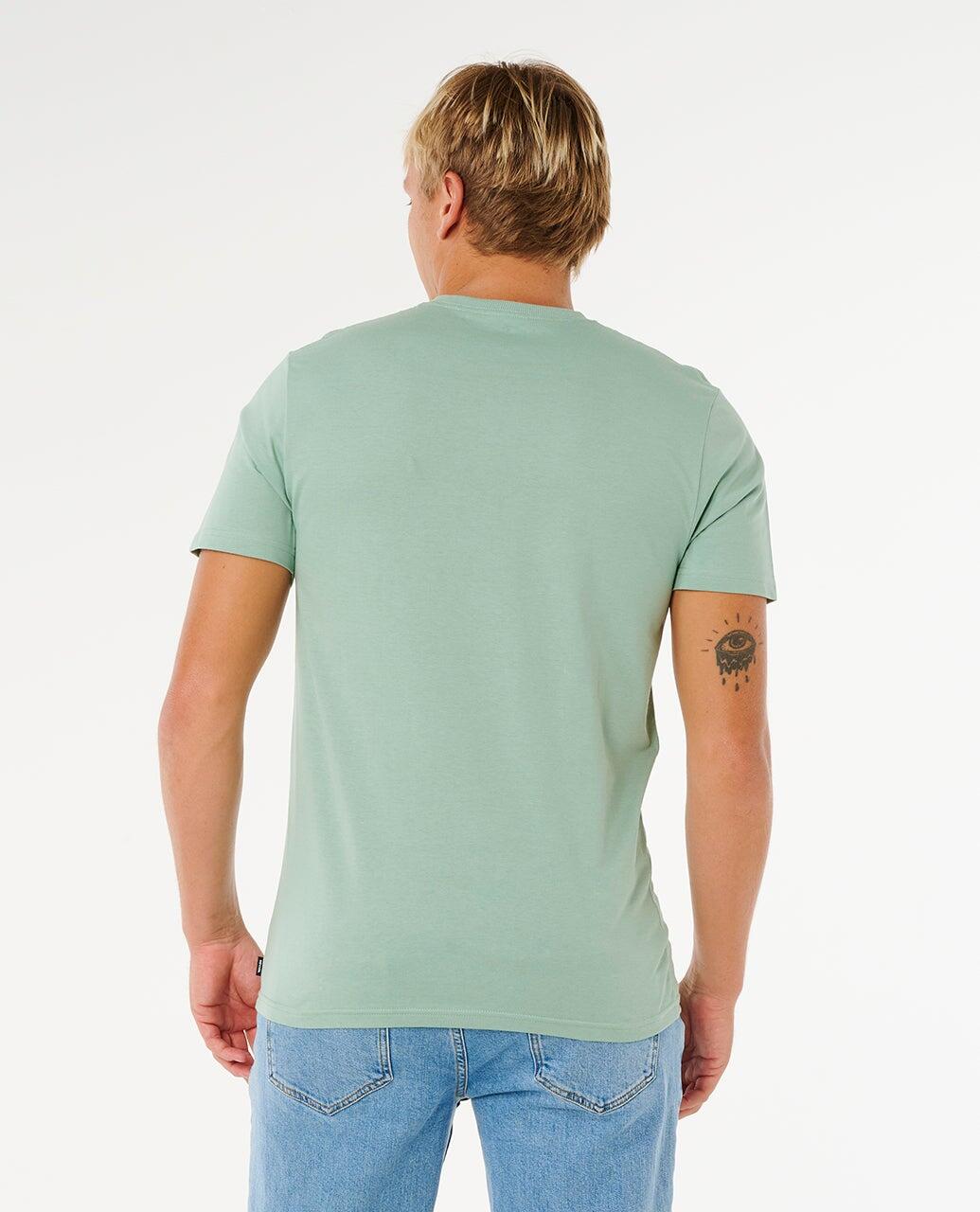 T-shirt Homme Streamline Pocket Badge Standard Tee - Aloe 3/6