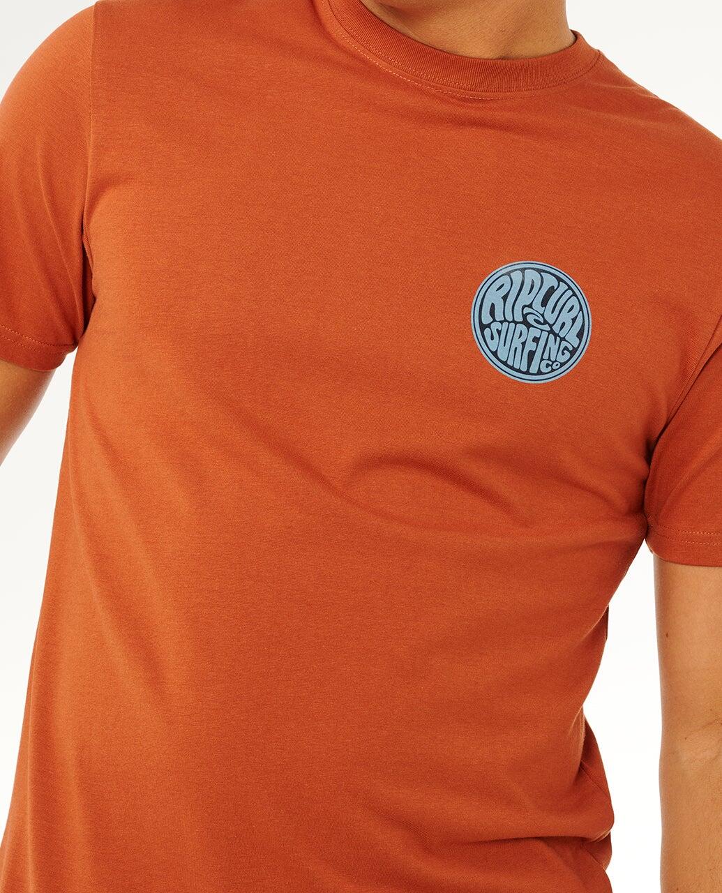 T-shirt Homme Streamline Palmy Standard Tee - Baked Clay 5/6