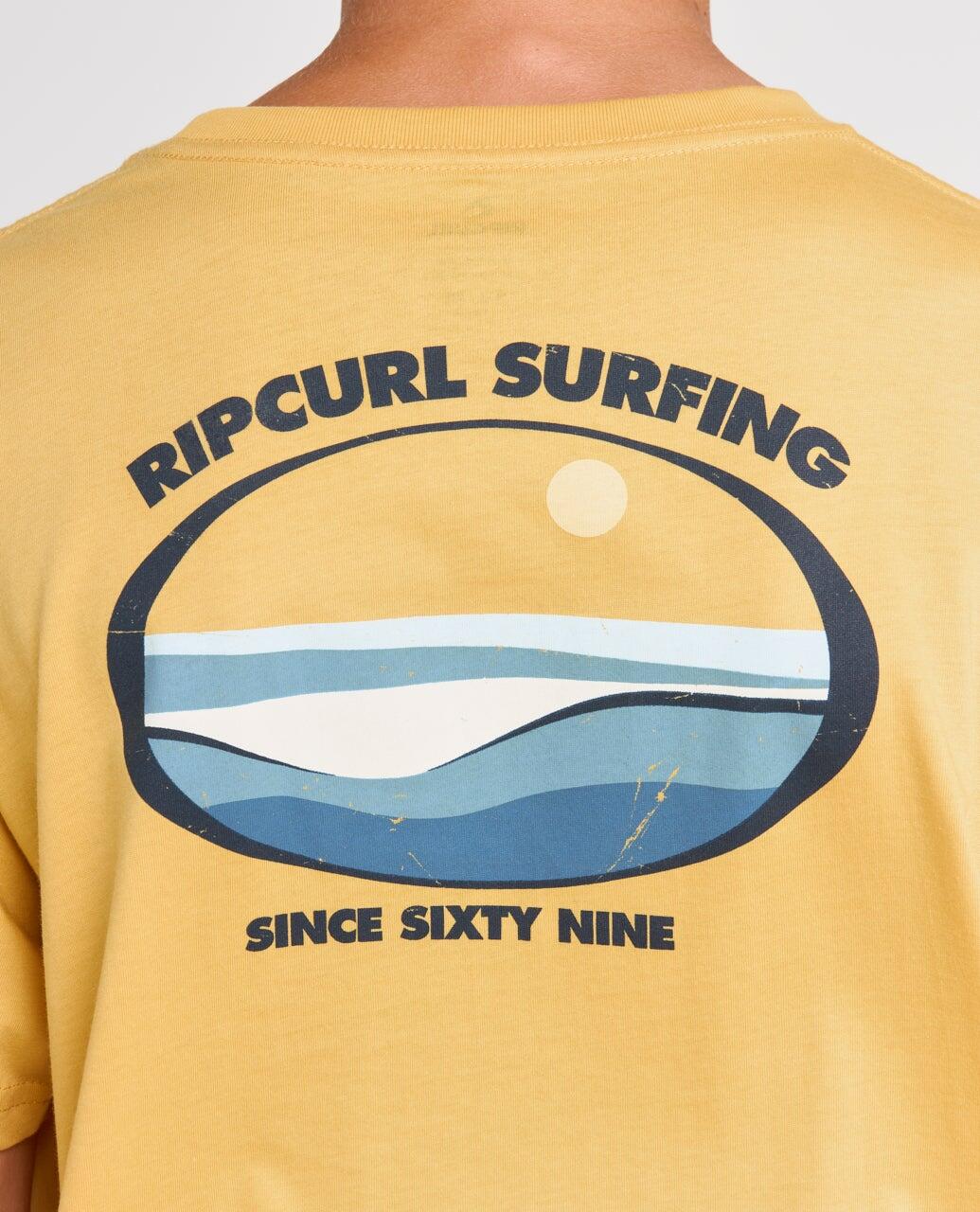 T-shirt Garçon Streamline Lineup Tee - Ochre 6/6