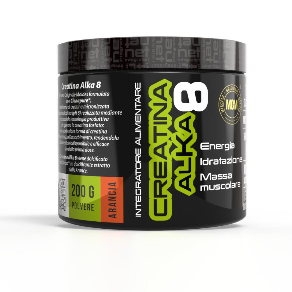Creatina Alka 8 Arancia 200g Creatina Monoidrato Clonapure® 2/5