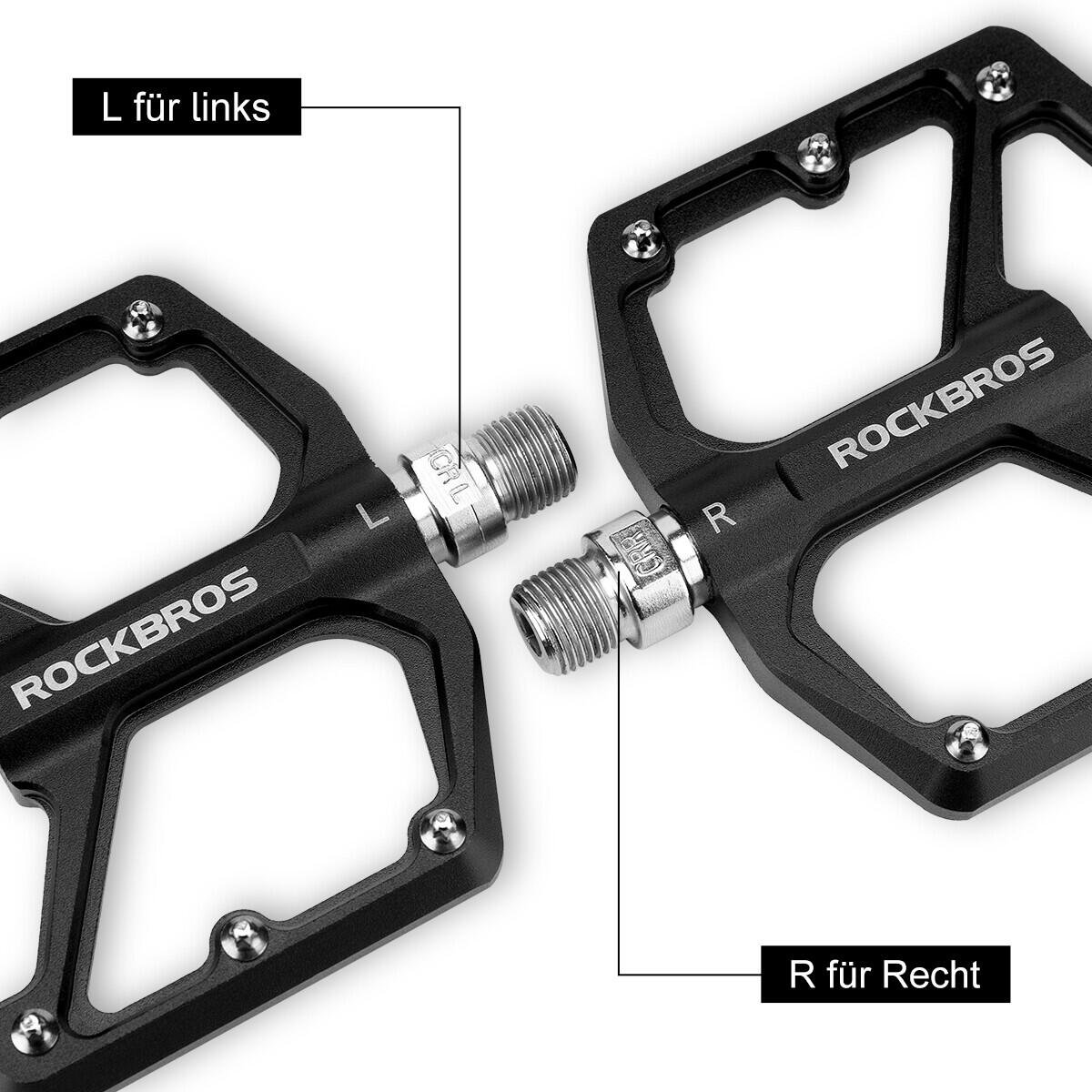 ROCKBROS Fahrradpedale ALU Pedale 2/5