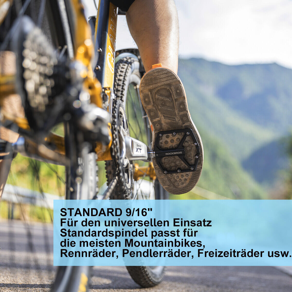 ROCKBROS Fahrradpedale ALU Pedale 5/5