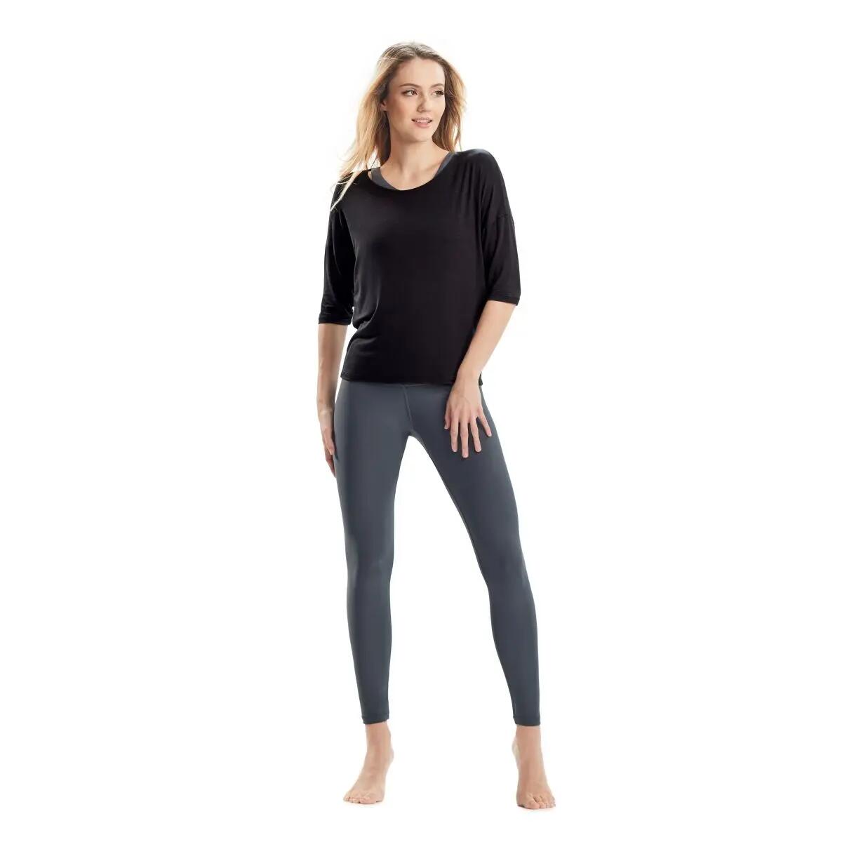 Seidig weiches Bambus-3/4-Arm Shirt BAMS001 4/10