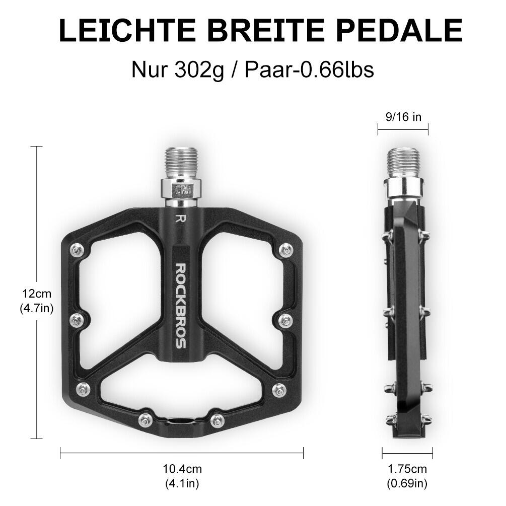 ROCKBROS Fahrradpedale ALU Pedale 4/5