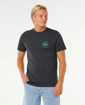 T-shirt Heren à manches courtes Staple - Washed Black