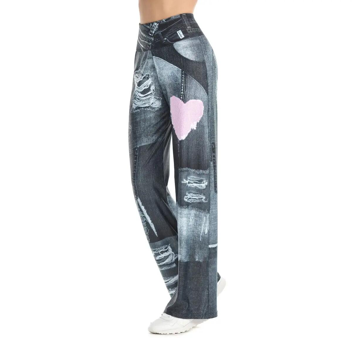 Functional Comfort Wide Leg Pants CUL105C 4/9