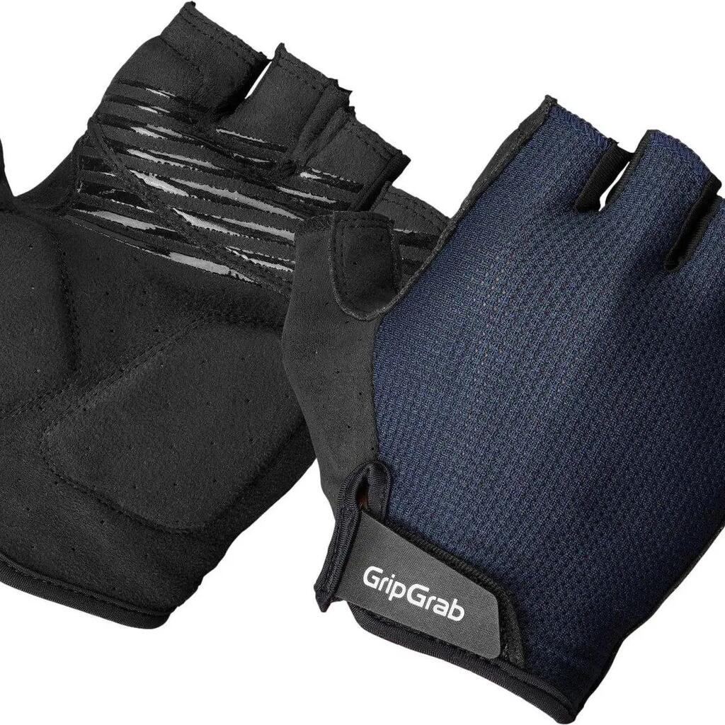 GripGrab EXPLR Padded Short Summer Gloves Blue