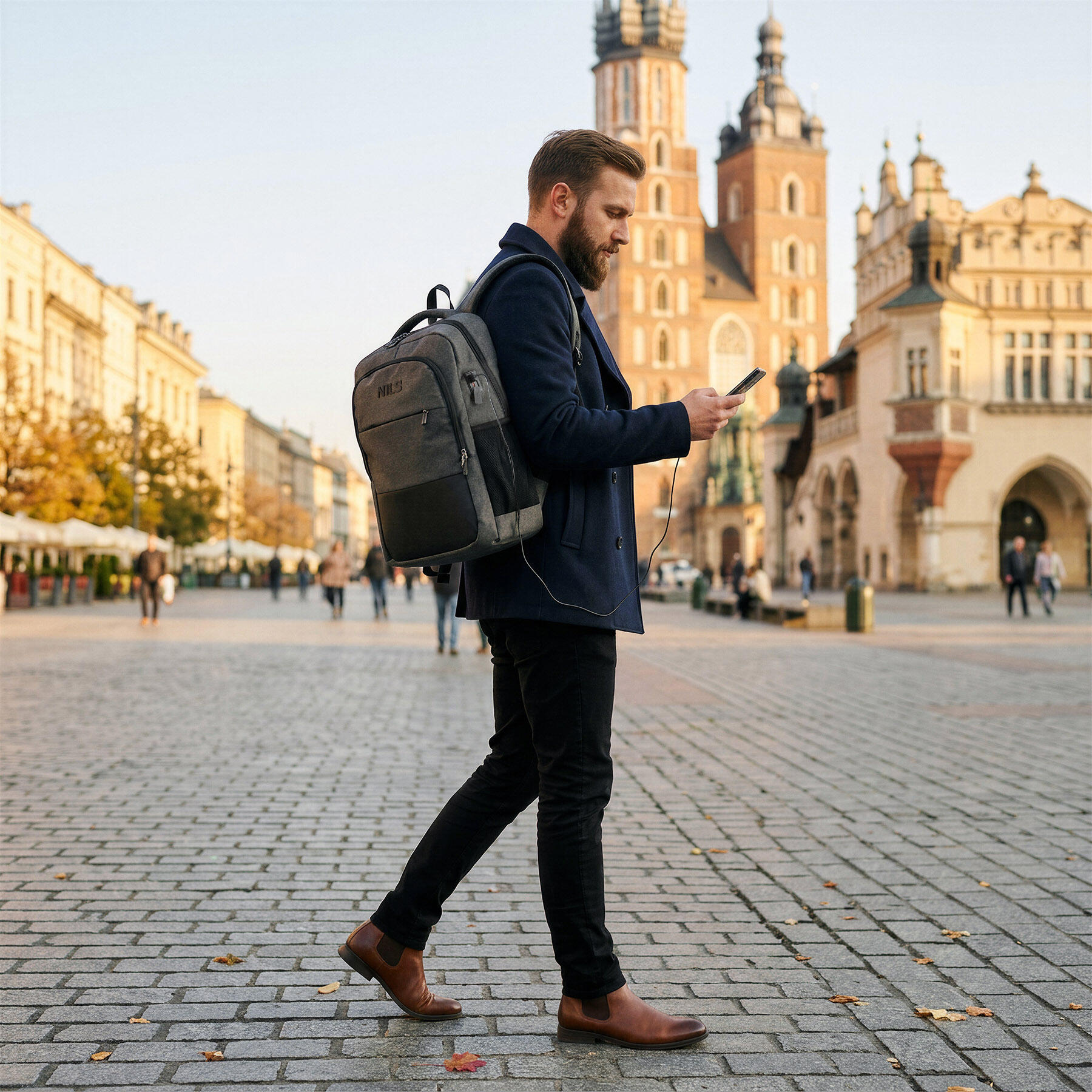 Laptop-Rucksack für Alltag & Reisen mit USB- und USB-C-Anschluss NC4503 Nils 18L 2/7