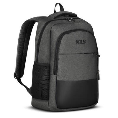 Laptoprugzak stad nc4503 nils 18 l met usb- en usb-c-poorten grijs