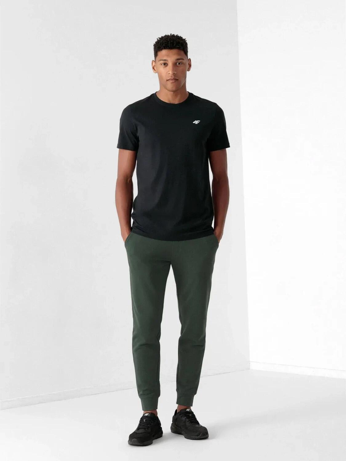 Koszulka męska 4F - bawełniany T-shirt, regular fit. 3/7