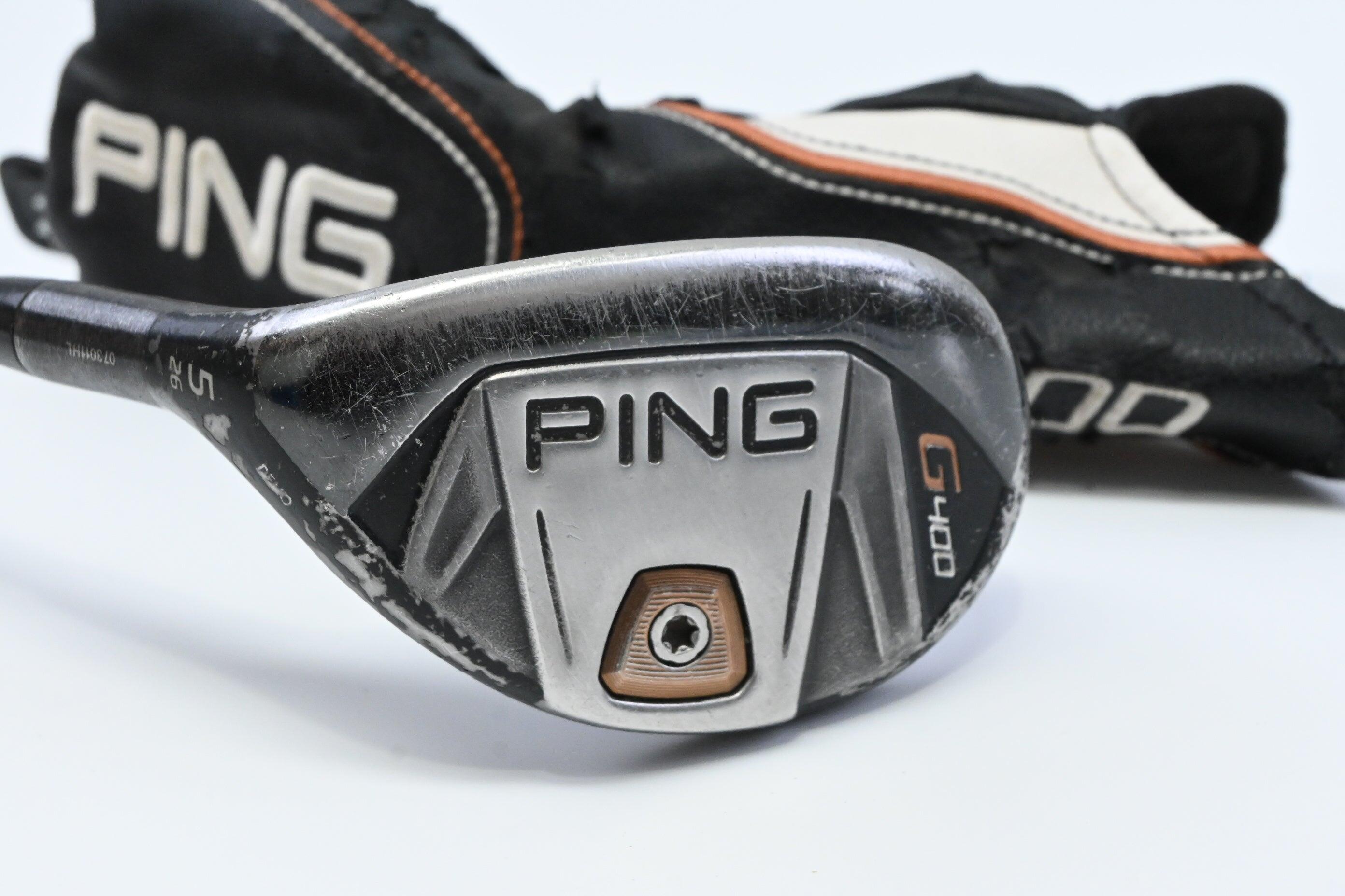 Left Hand Ping G400 #5 Hybrid / 26 Degree / Senior Flex Ping TFC