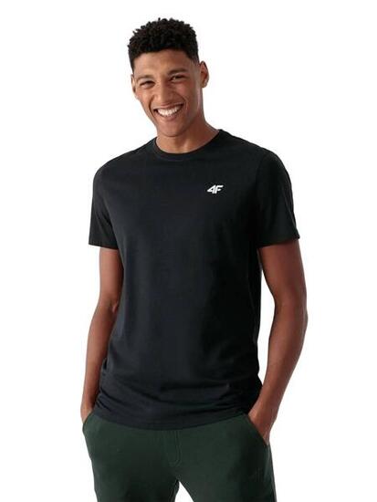 Koszulka męska 4F - bawełniany T-shirt, regular fit.