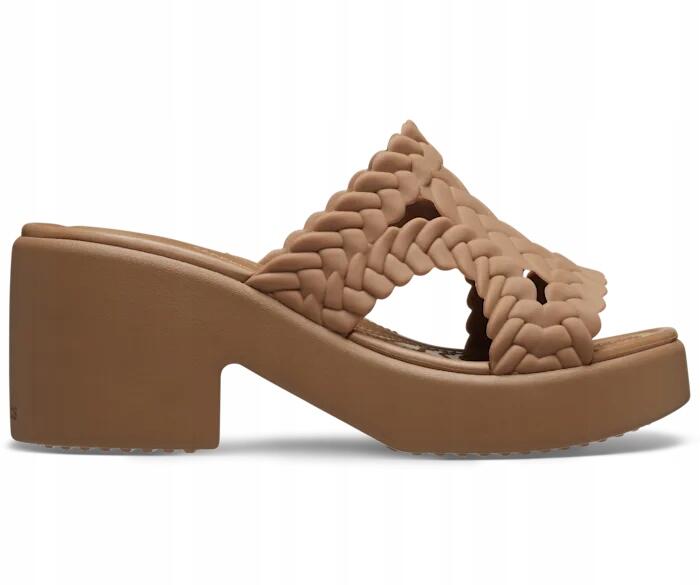 CROCS BROOKLYN WOVEN SLIDE HEEL 3/6