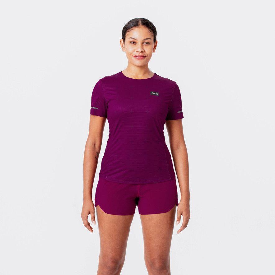 Maillot de manga corta Gore Wear Context Daily para mujer Morado 4/7