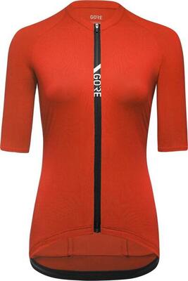 Gore wear torrent women's short sleeve jersey red