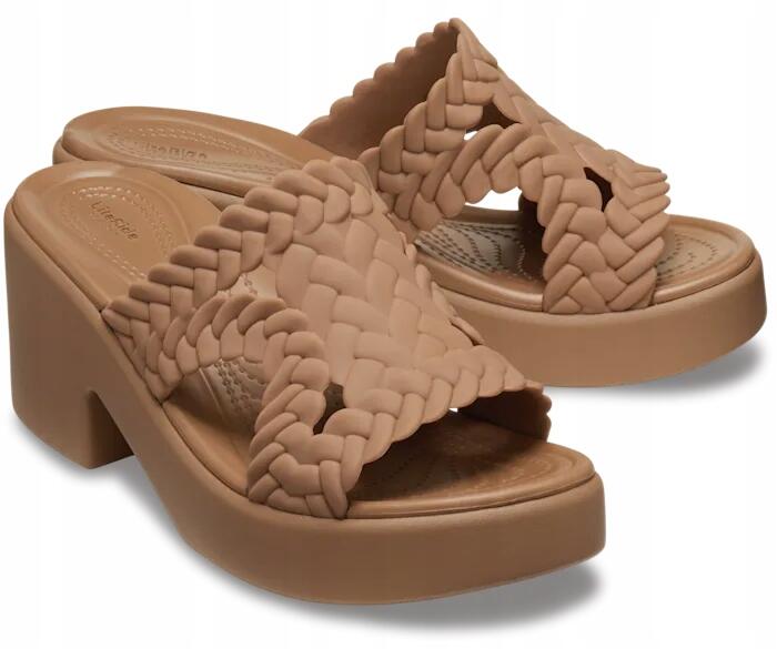 CROCS BROOKLYN WOVEN SLIDE HEEL 2/6