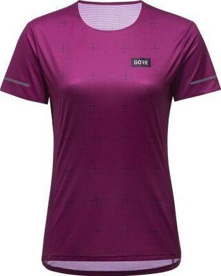 Gore wear context daily women's short sleeve jersey purple