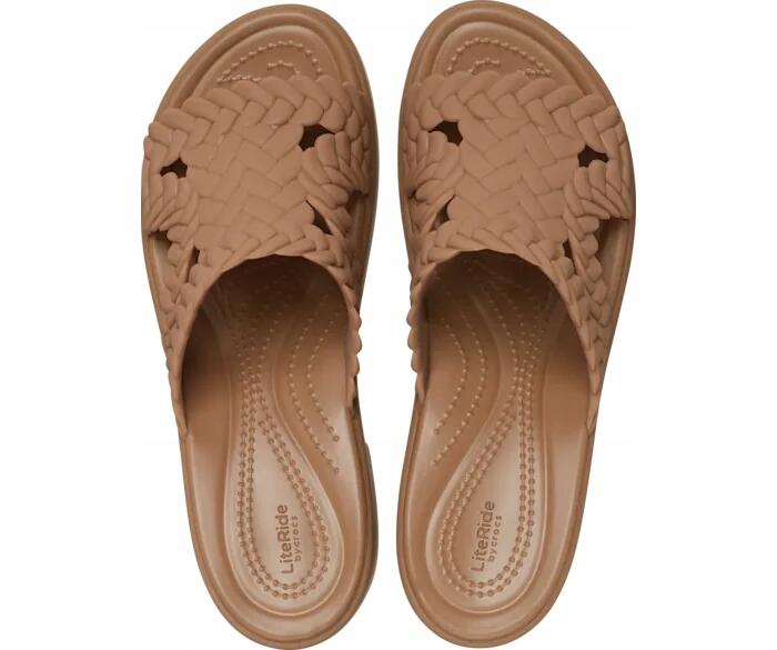 CROCS BROOKLYN WOVEN SLIDE HEEL 6/6