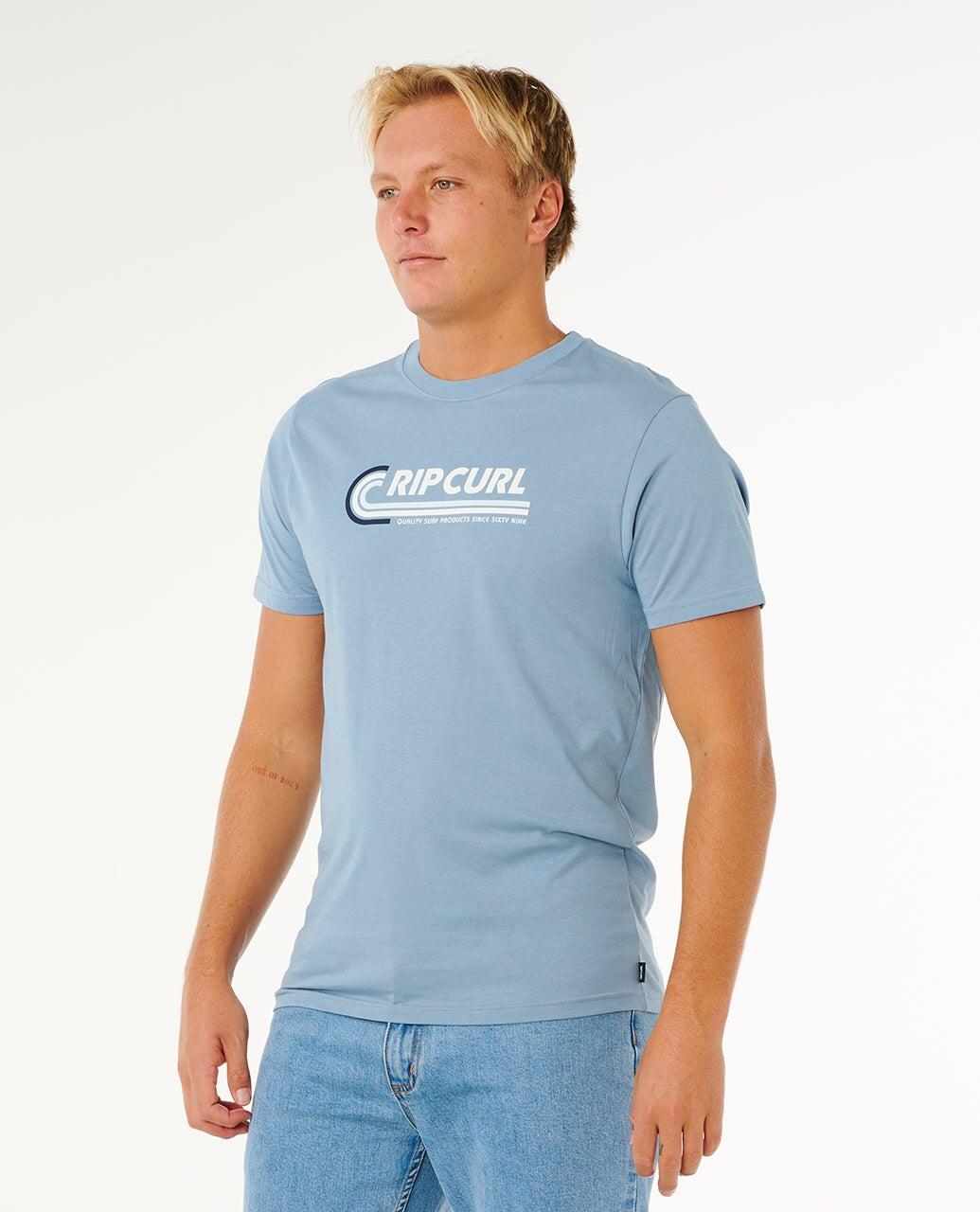 T-shirt Homme Streamline Likemumma Standard Tee - Faded Denim 2/6