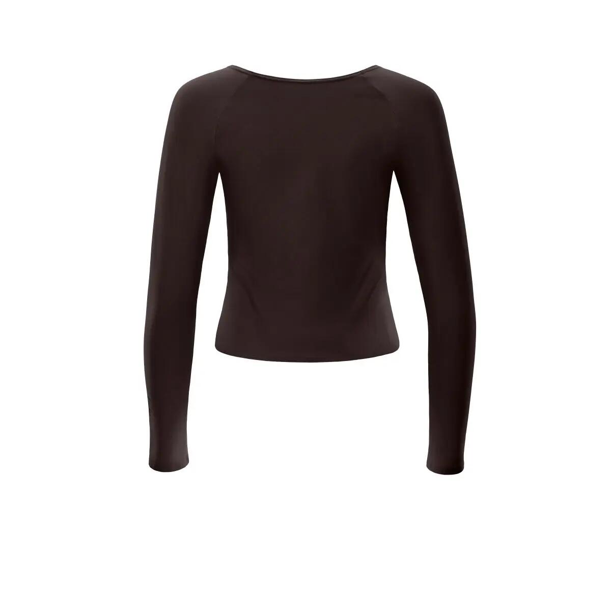 Functional Light and Soft Cropped Long Sleeve Top AET131LS 2/6