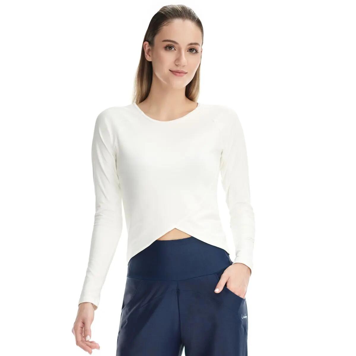 Functional Light and Soft Cropped Long Sleeve Top AET131LS 3/6