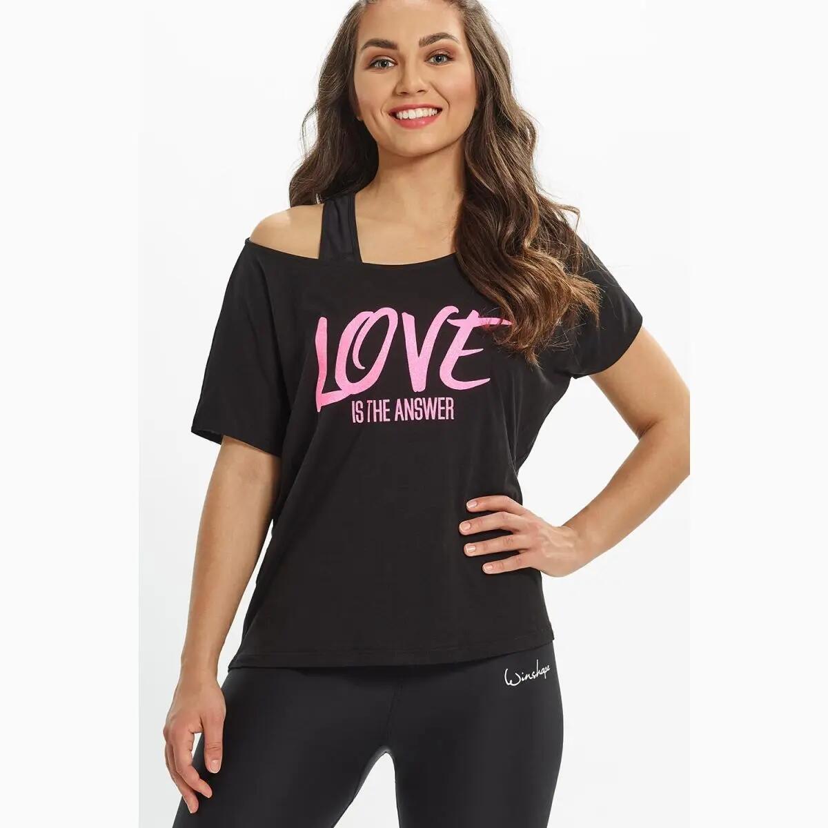 Kurzarmshirt Ultra Light mit Glitzer-Druck MCT002 3/7