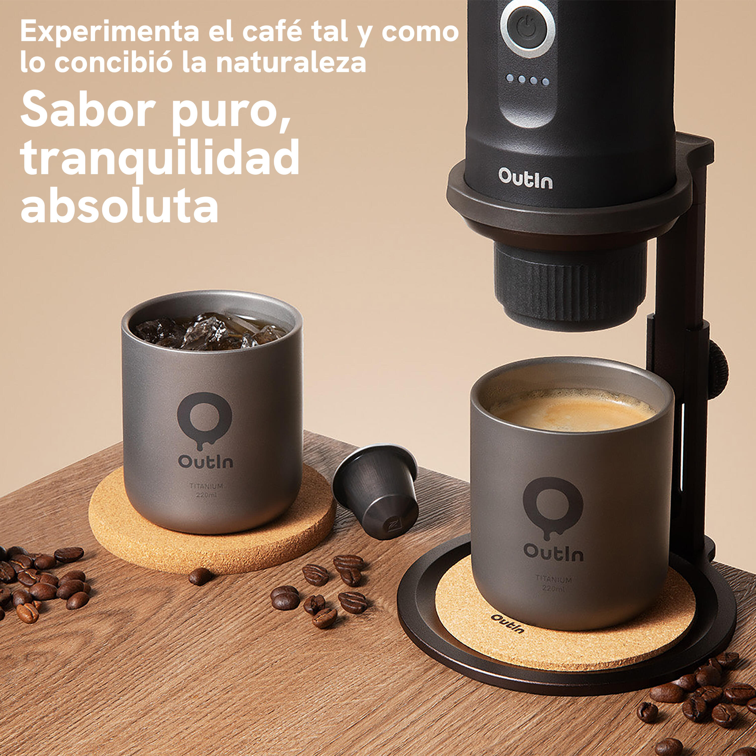 Outin taza de titanio 4/5