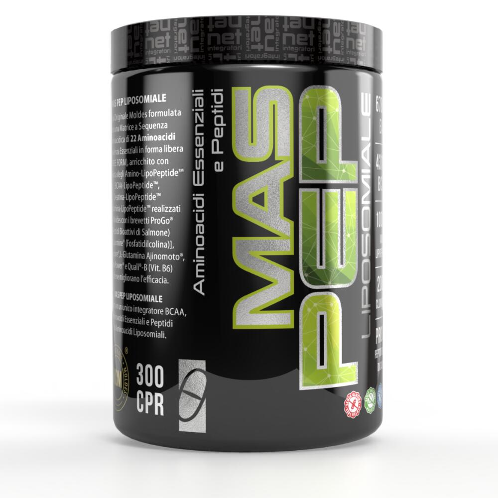 Mas Pep Liposomiale Miscela EAA BCAA 22 Aminoacidi (300 compresse) 2/5
