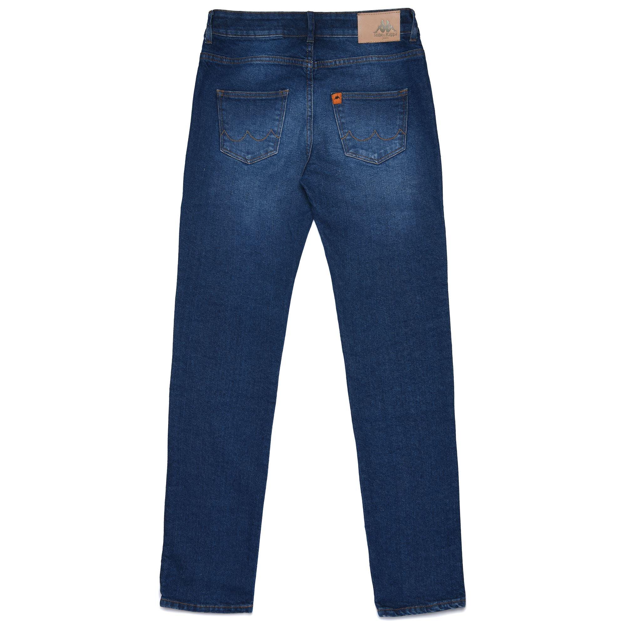 Pantaloni da donna in cotone blu da jeans 2/2