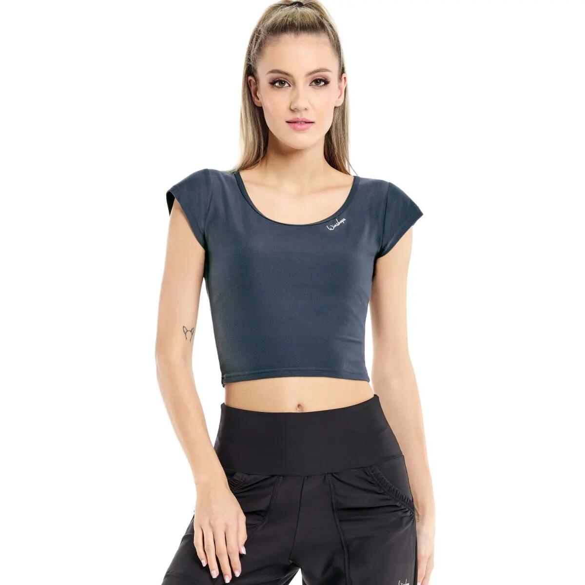 Functional Light and Soft Cropped Kurzarmshirt AET137LS 3/7