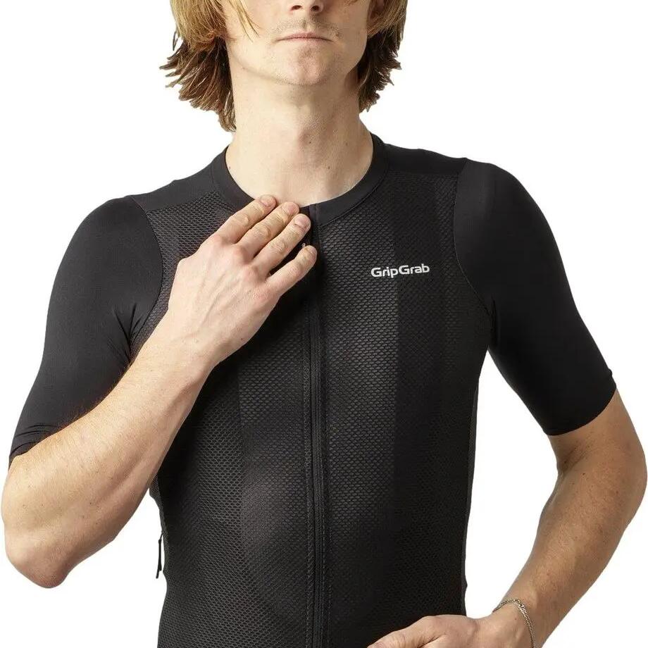 GripGrab PACR Lightweight Black Men's short sleeve jersey