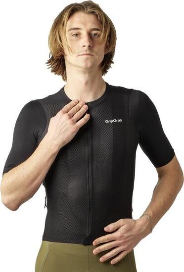 GripGrab PACR Lightweight Kurzarm Trikot Schwarz Herren