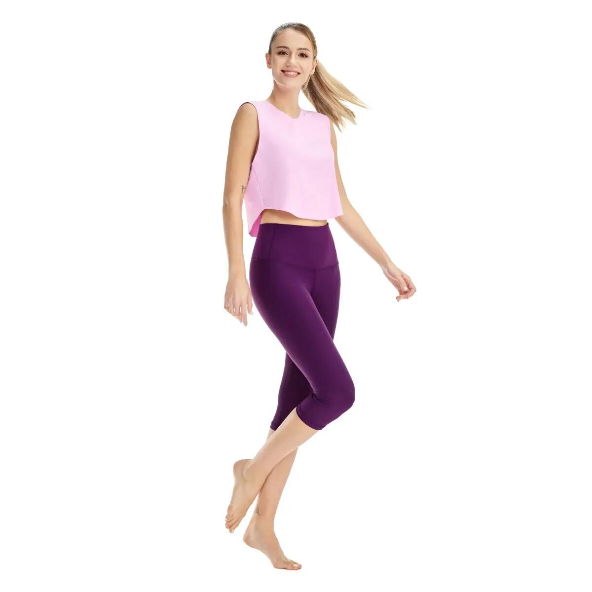 Functional Light and Soft Cropped Top AET115LS 5/6