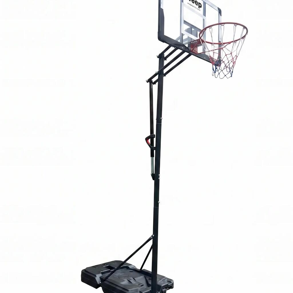 Basketbalový kôš WEEP 1401 nastaviteľný rukoväťou 230–305 cm profesionálny