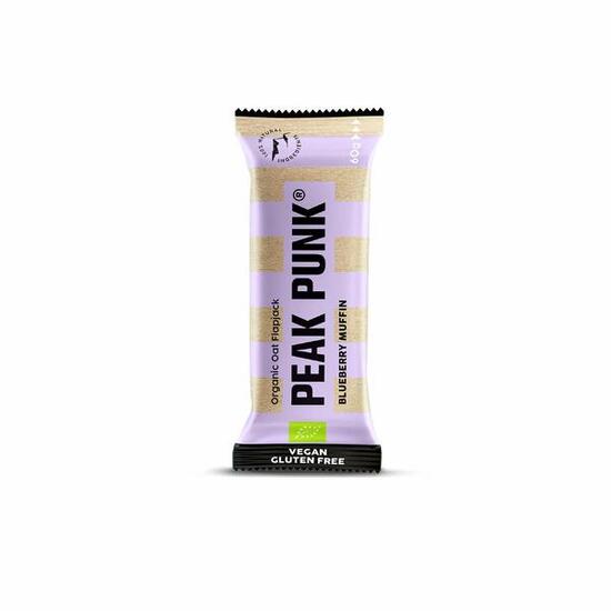 PEAK PUNK Flapjack bio a l’avoine Blueberry Muffin 60 g