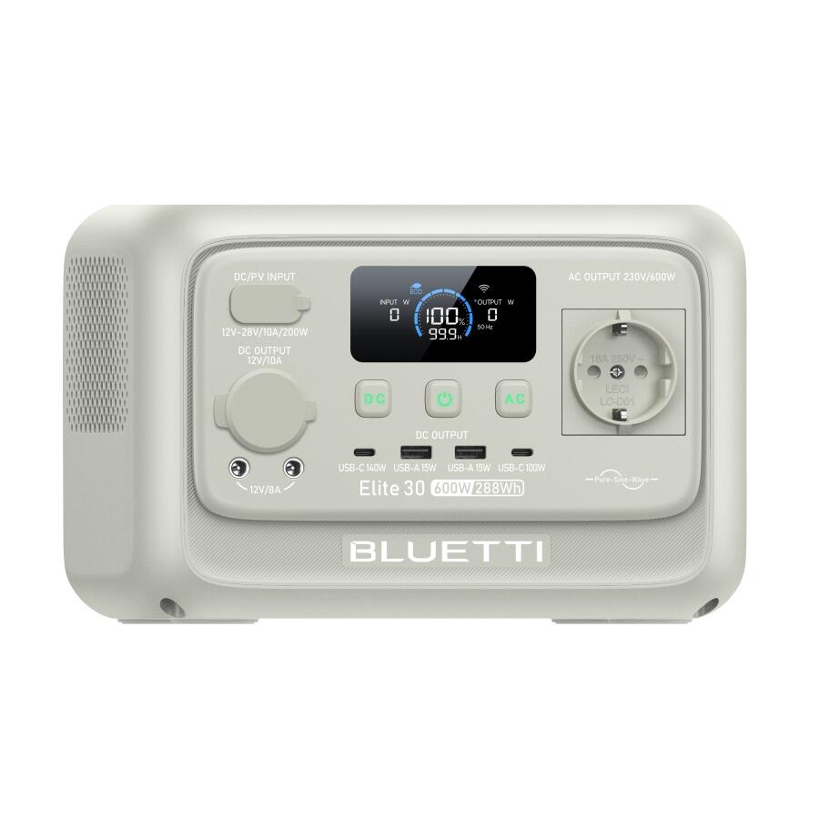 Przenośna stacja zasilania BLUETTI Elite30V2 288Wh kempingu –ODNOWIONA W 99%