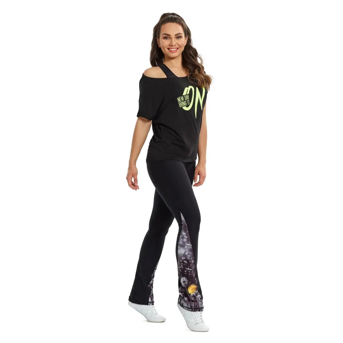 Kurzarmshirt Ultra Light mit Glitzer-Druck MCT002 4/4
