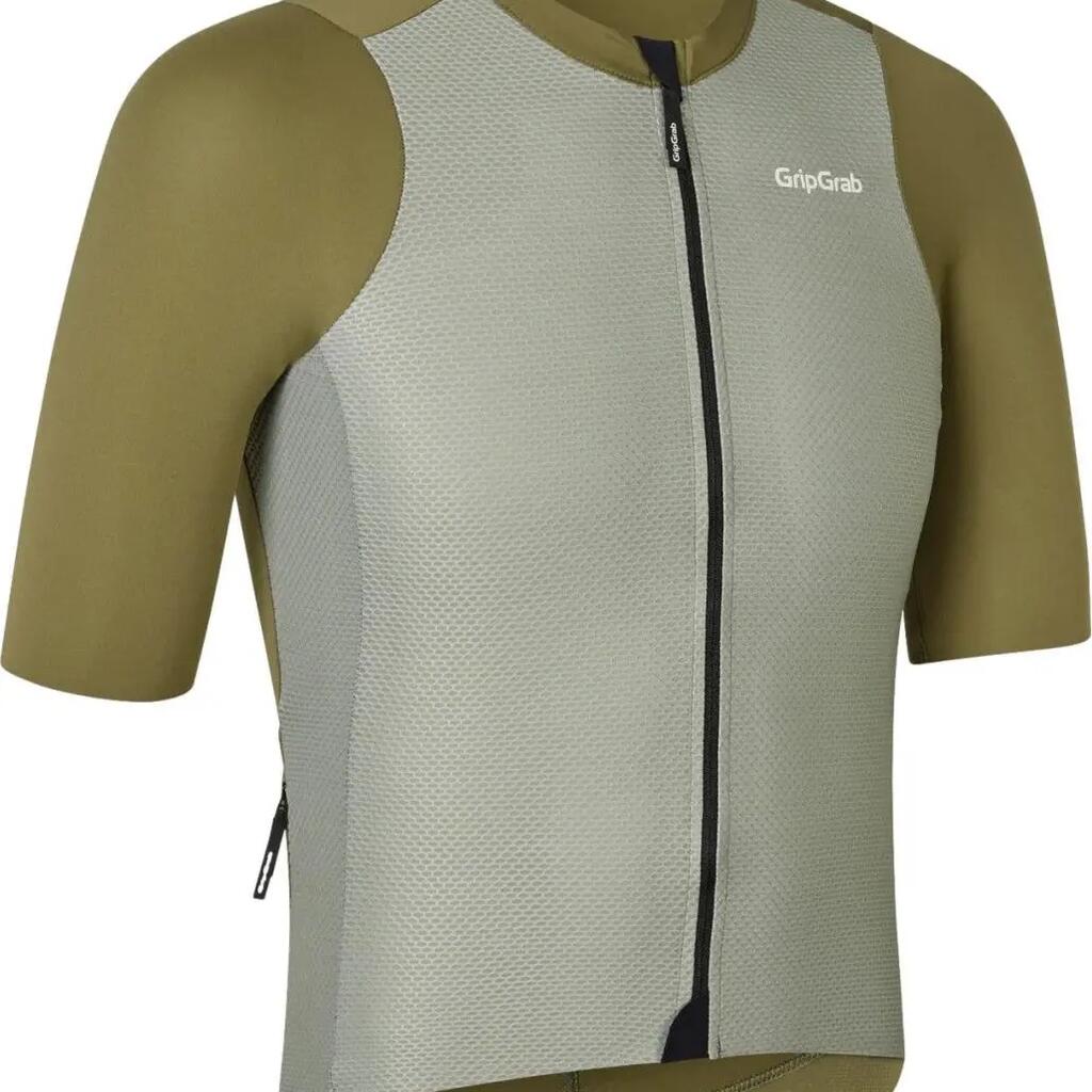 GripGrab Climber Short Sleeve Jersey Green
