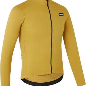 Gravelin Merinotech Thermal Yellow Mustard Long Sleeve Jersey