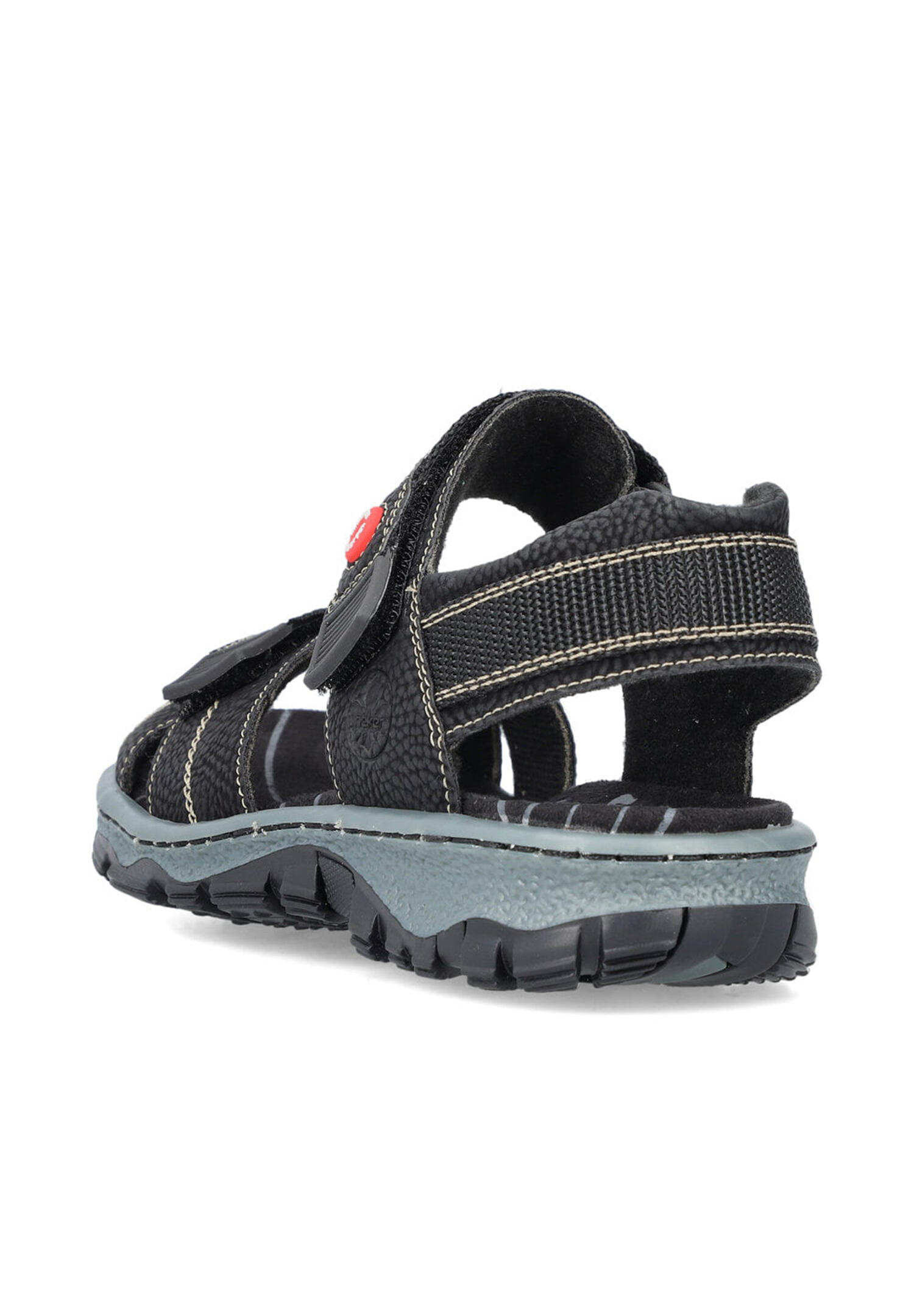 Rieker Damen Trekkingsandalen Sandalen 68851-02 Schwarz 3/5
