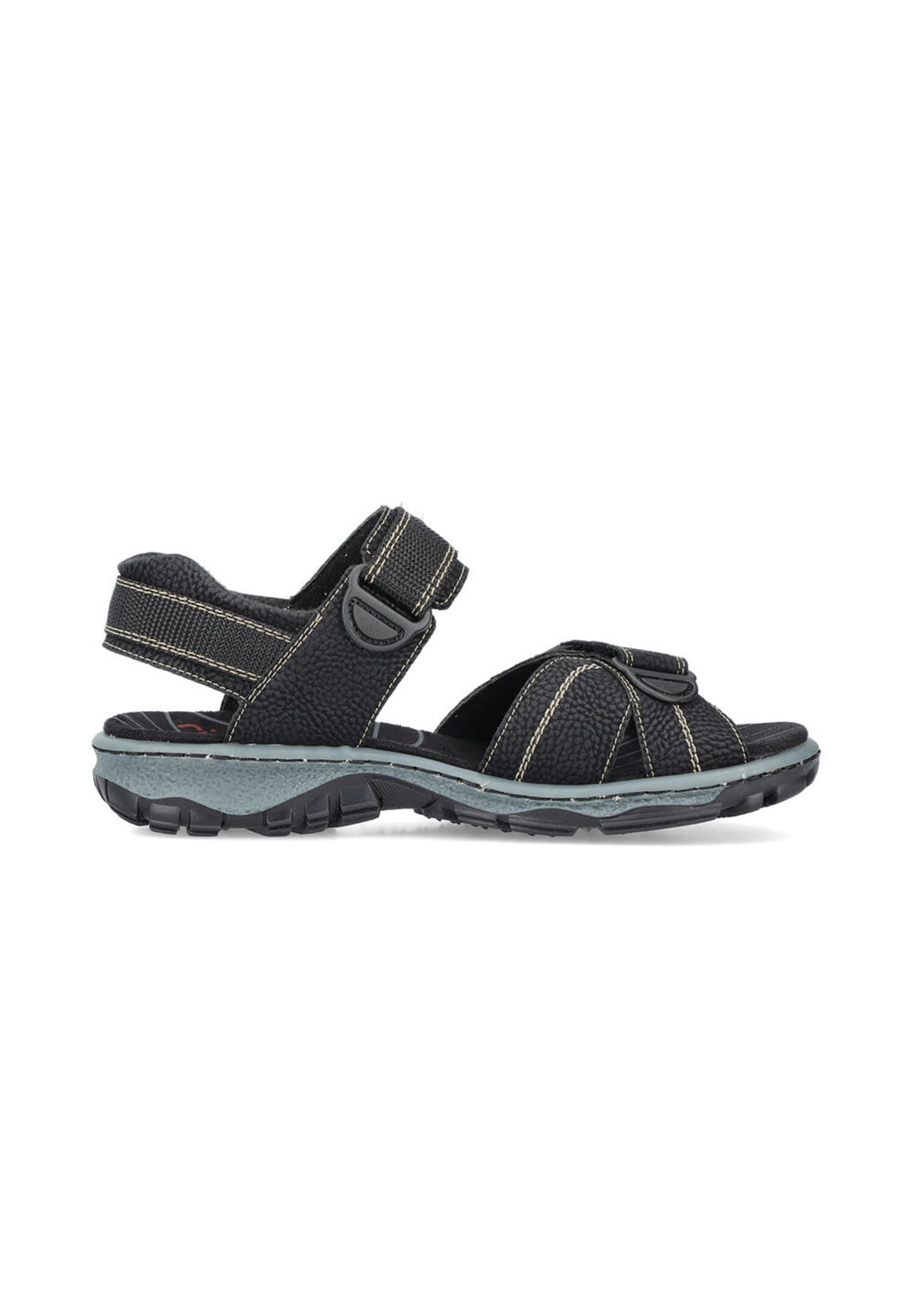 Rieker Damen Trekkingsandalen Sandalen 68851-02 Schwarz 2/5