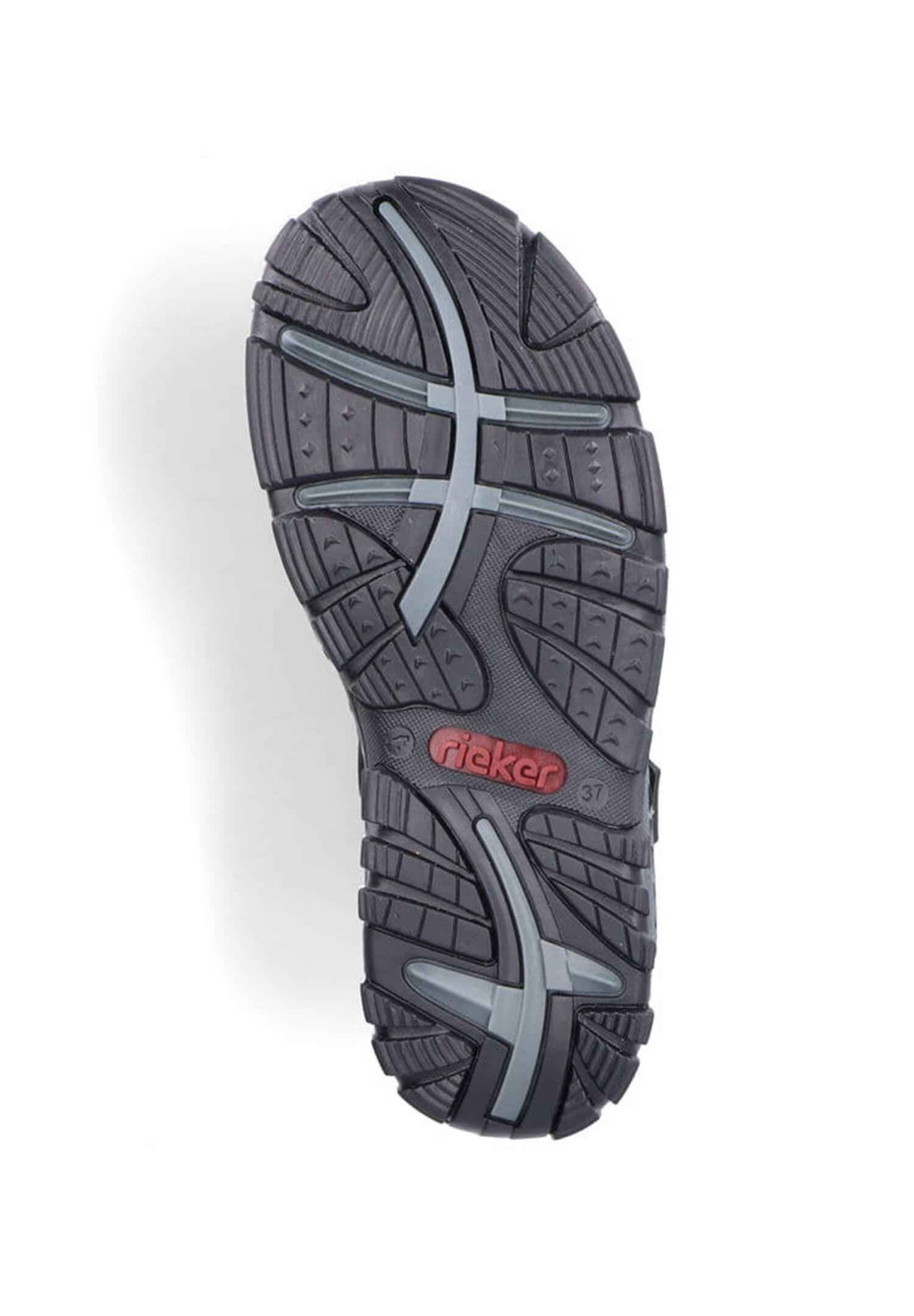 Rieker Damen Trekkingsandalen Sandalen 68851-02 Schwarz 5/5