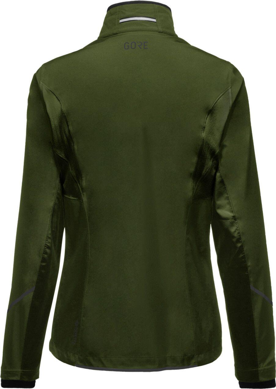 Veste Running Gore Wear R3 Partial Gore-Tex Infinium Kaki Femme 2/3