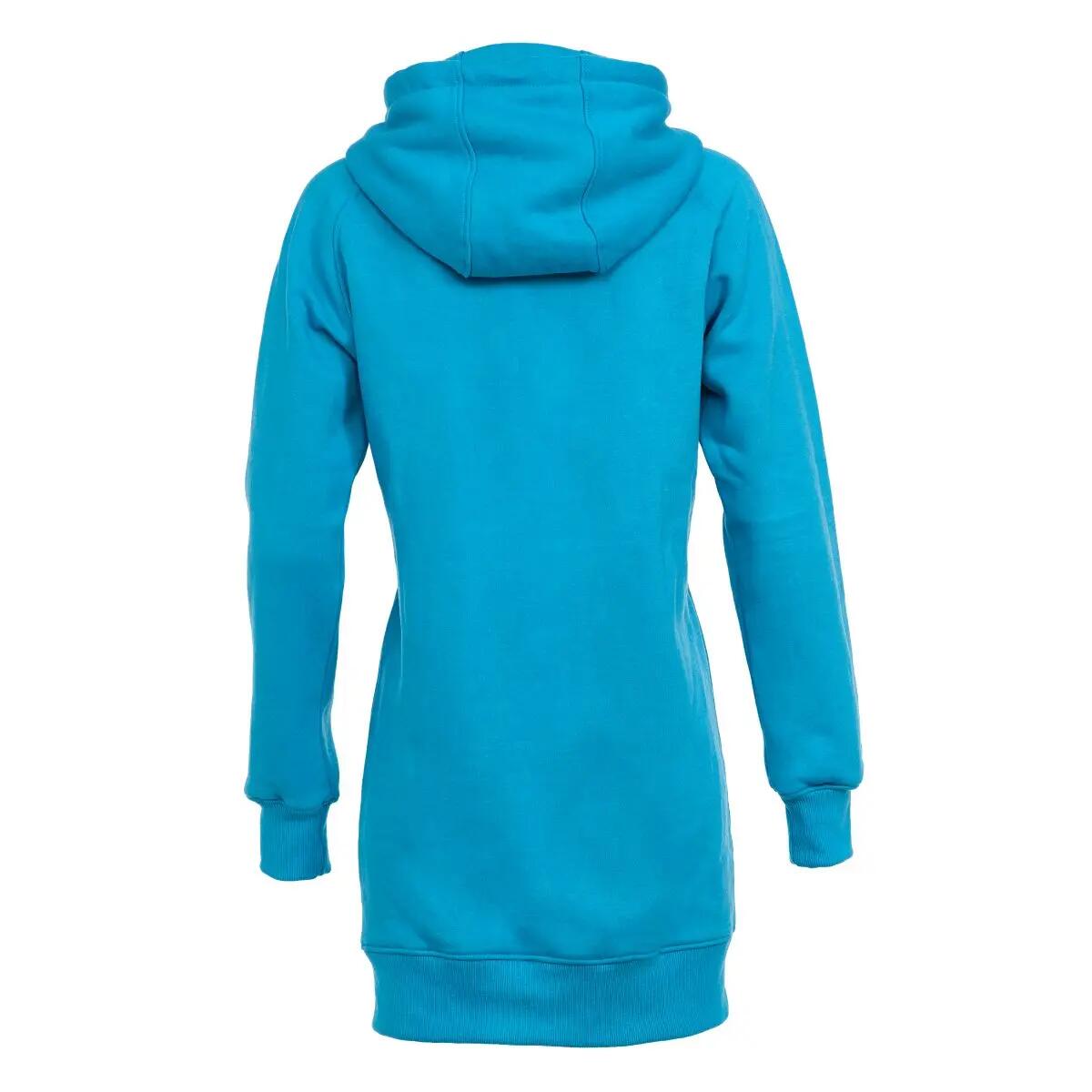 Lange, kuschelige Hoodie-Jacke mit 2-Wege-Zipper J006 2/8